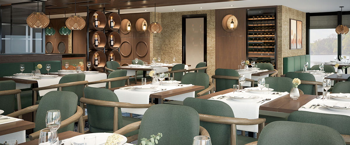 The speciality Bielstein restaurant on Spirit of the Moselle